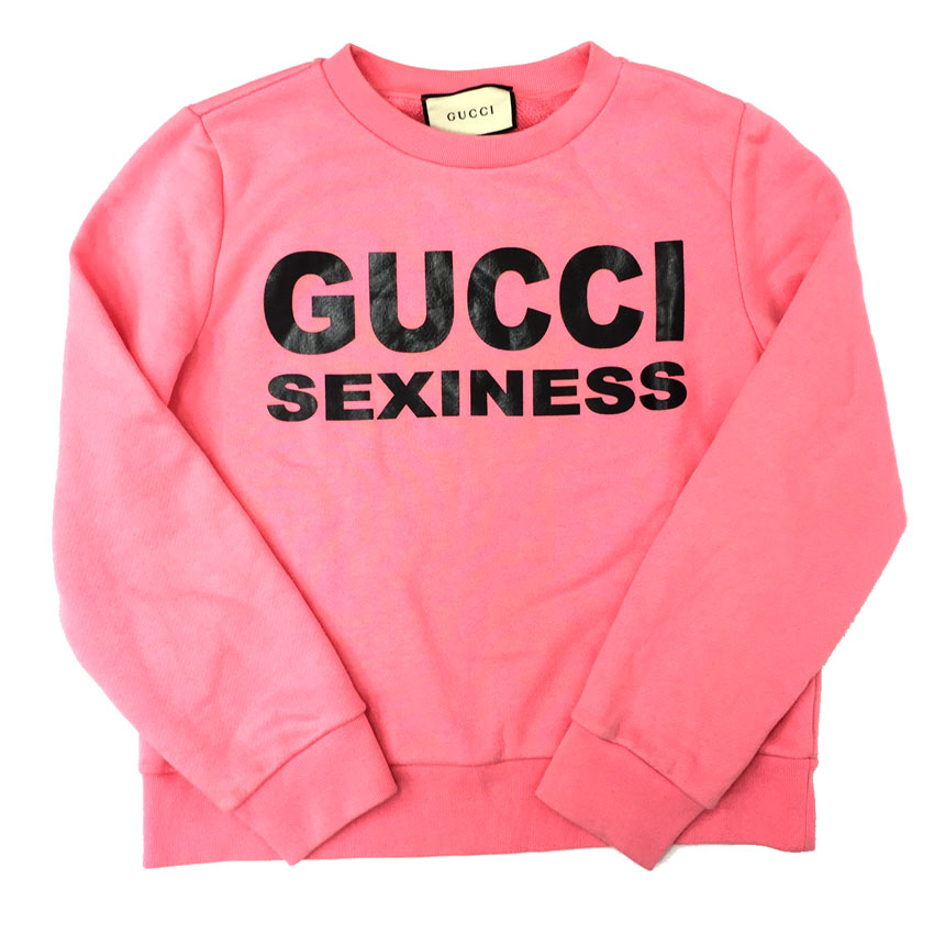 GUCCI ピンク トレーナー サイズ6 GUCCI(グッチ) クルーネックスウェットトレーナー469250 469250