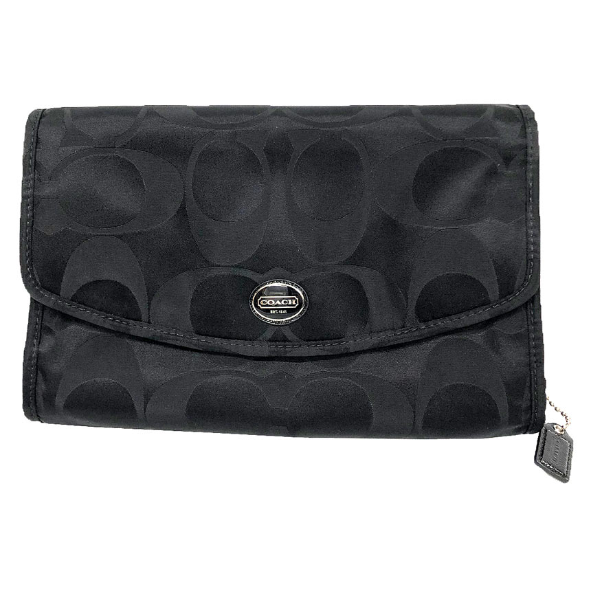 COACH コーチ シグネチャー トラベルポーチ トラベルケース【新古品】【美品】【中古】コーチ 小物 aq12679
