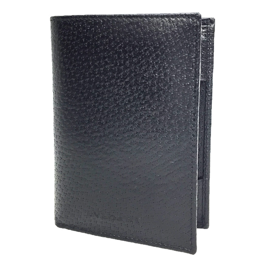 ブルガリ　BVLGARI　財布 　札入れ 手帳カバー カードケース レザー ブラック 黒【美品】【中古】ブルガリ　財布小物　メンズ aq11574｜ブランド＆着物館アクアン京や