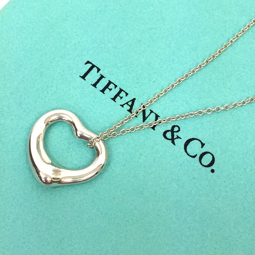 TIFFANY&Co.　 ティファニー　ペレッティ オープンハート SV925 TIFFANY&Co. ティファニー オープンハート ネックレス SV925