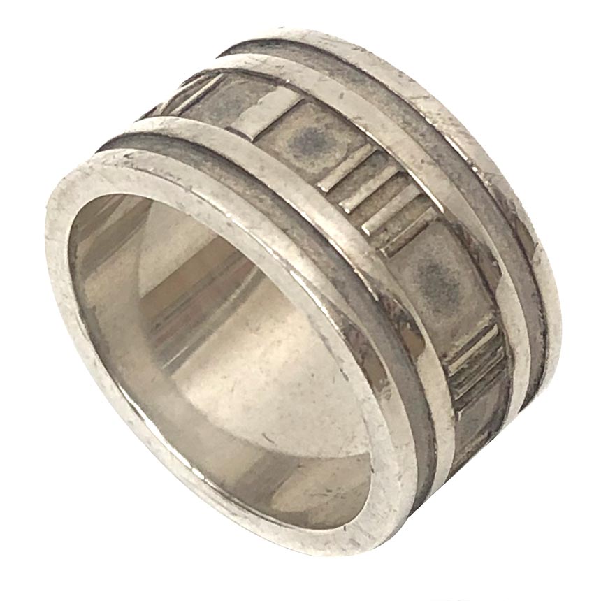 楽天市場】ティファニー 指輪 メンズ アトラス リング 18号 シルバー