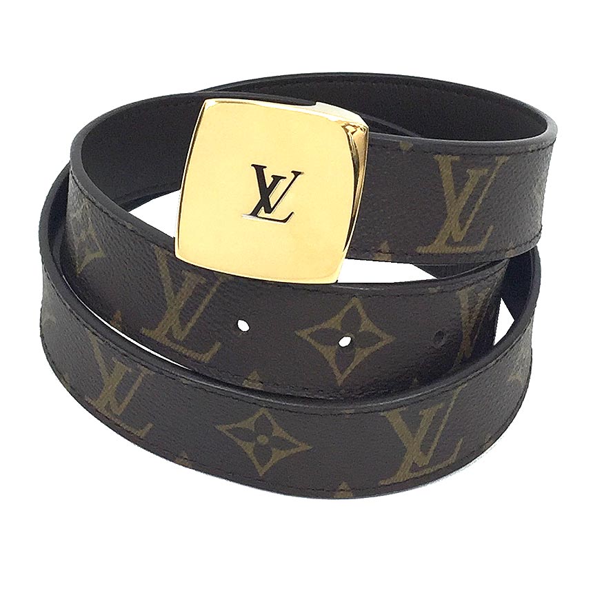 ルイヴィトン LOUIS VUITTON モノグラム サンチュールLVカット M6887V 人気激安 男女兼用 ベルト Vuitton ルイヴィトン Louis ベルト