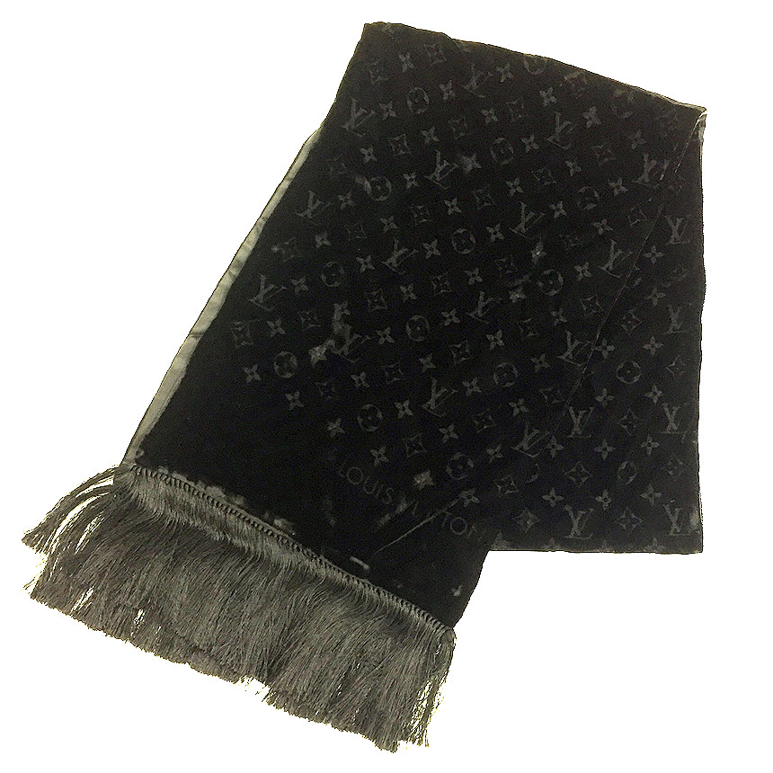 Louis Vuitton ダークブラウン ストール LOUIS VUITTON ルイヴィトン レディース ストール（ストール