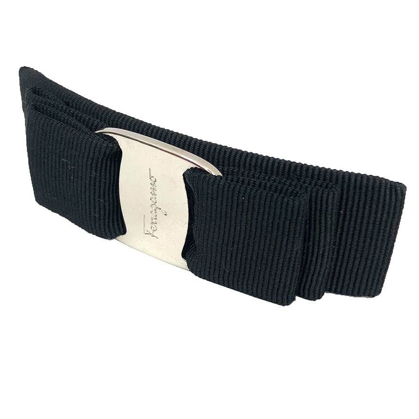 楽天市場】サルバトーレフェラガモ□ ヴァラ バレッタ デニム ブルー