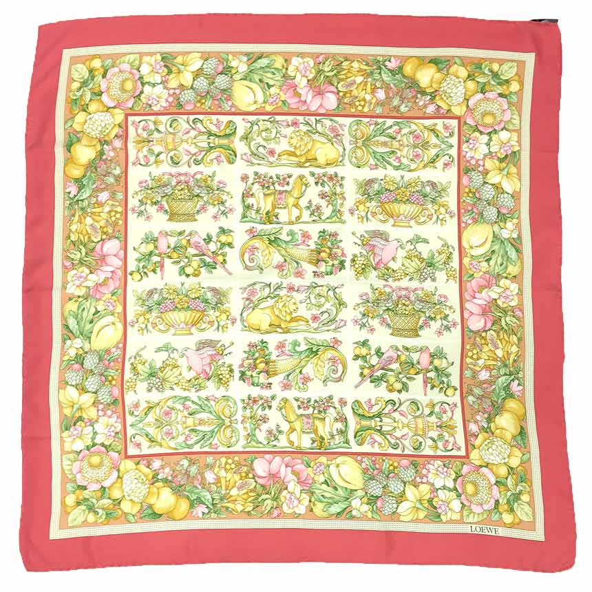 楽天市場】【送料無料】 ロエベ スカーフリング ゴールド アナグラム