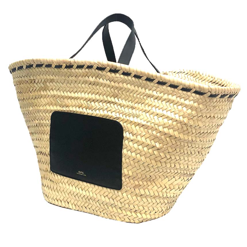A.P.C. アーペーセー バスケットバッグ　マーケットバッグ　PLLAB-F61587　MA 4100077590【未使用】【新古品】【中古】アーペーセー　バッグ aq12496｜ブランド＆着物館アクアン京や