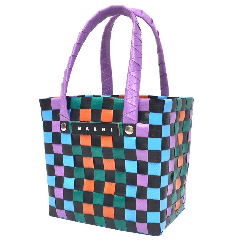 MARNIカゴトートBag❣️新品未使用❣️ MARNI マルニ かごバッグ ボックスバスケット マイクロサイズ