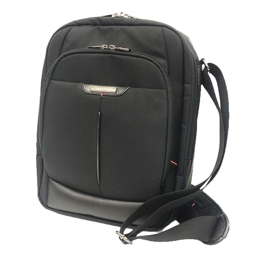 Samsonite サムソナイト Pro-DLX3 プロディーエルエックス3 ショルダーバッグ 12.1 ブラック 黒 メンズ【美品】【中古】Samsonite バック aq12661｜ブランド＆着物館アクアン京や