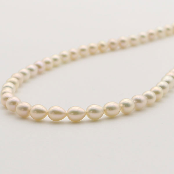 【あこや真珠】美品✨️6.0-6.5mm パール ネックレス シルバー刻印あり あこや真珠】美品✨️6.0-6.5mm パール ネックレス シルバー刻印あり