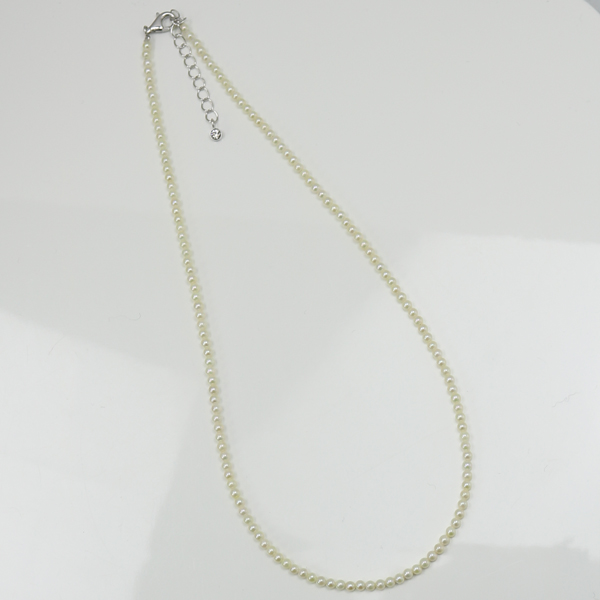 【楽天市場】真珠 パール ネックレス あこや真珠 パール ネックレス 2.5mm-3mm ベビーパール ホワイトカラー シルバー アコヤ本真珠