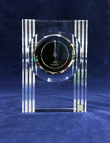 楽天市場】ナルミクリスタル時計[ブック]クロックS【名入彫刻