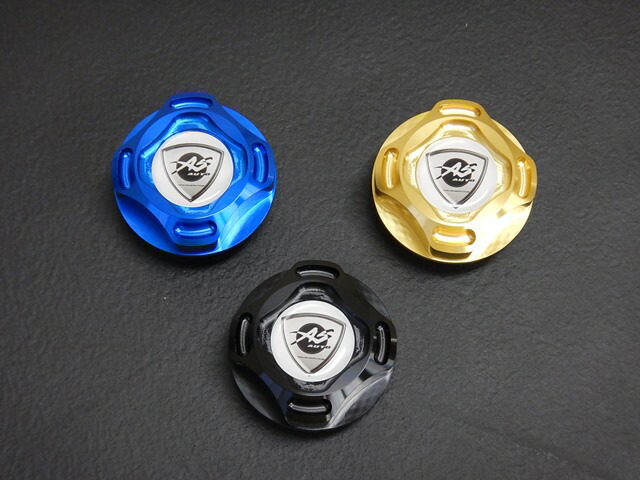 J'S RACING SPL オイルフィラーキャップ メタリックシルバーとブルー J'S RACING SPL オイルフィラーキャップ メタリックシルバーとブルー