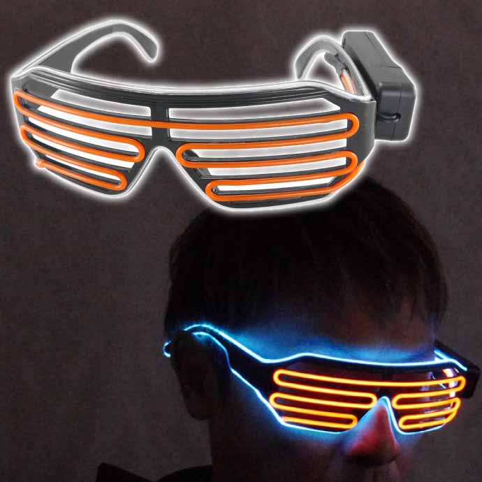 楽天市場】光るパーティサングラス 桃水色 イベント眼鏡 コスプレ