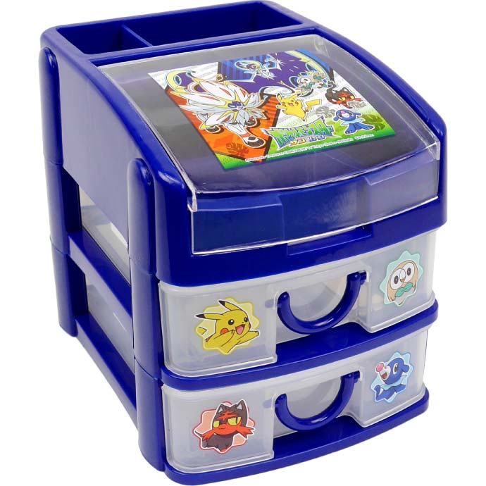 送料無料 ポケモン サンムーン ミニチェスト 収納ボックス Che3n キャラクターグッズ おもちゃ箱 小物入れ Sk15
