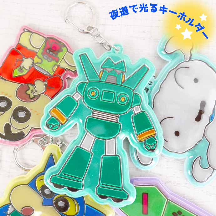 楽天市場】クレヨンしんちゃん カンタム・ロボ ピカピカキーホルダー