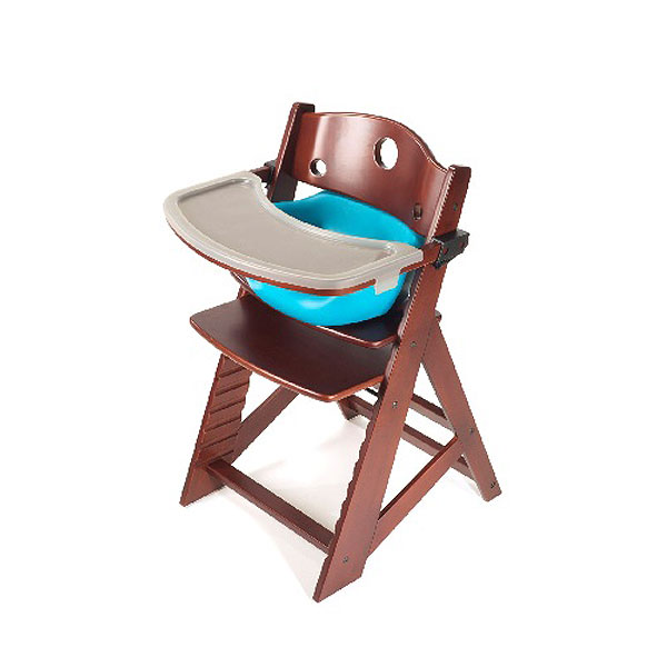 【Price Down!!】キーカルー 木製ハイチェア（マホガニー/アクア）＜br /＞keekaroo High Chair set【kekaroo-hi004MA】 【新商品続々入荷中♪】【RCP】　upup7 apap8 fs04gm