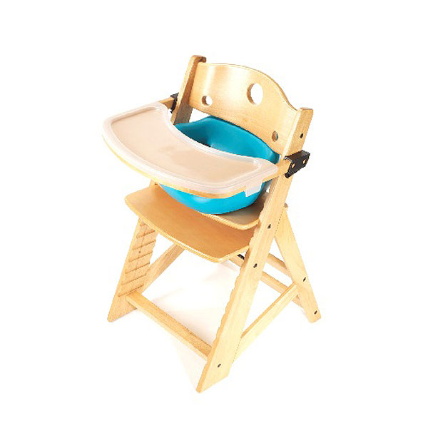 As Heart Rakuten Ichiba Ten キーカルー Wooden Highchair Natural キーカルー Wooden Highchair Natural Aqua Keekaroo High Chair Set Fs3gm