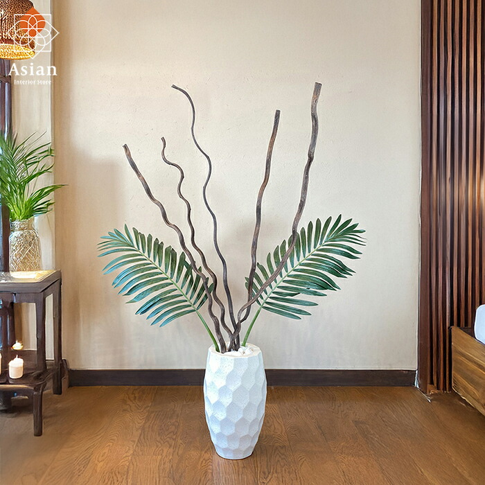 楽天市場】【フラワーベース 枝物 5点set 40cm E】鉢 植木鉢