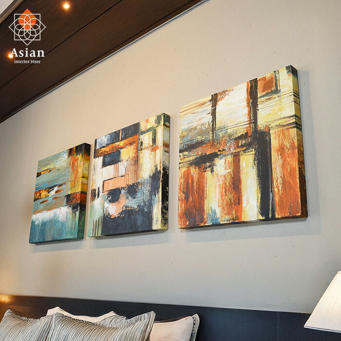 楽天市場】バリ島の絵画 120×45cm 12 【 絵画 インテリア 玄関 絵