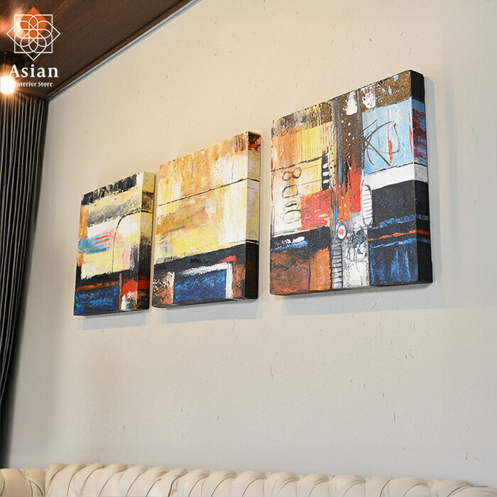 楽天市場】絵画 35×35cm 3枚 セット 1 【 北欧 アートパネル 壁掛け 壁