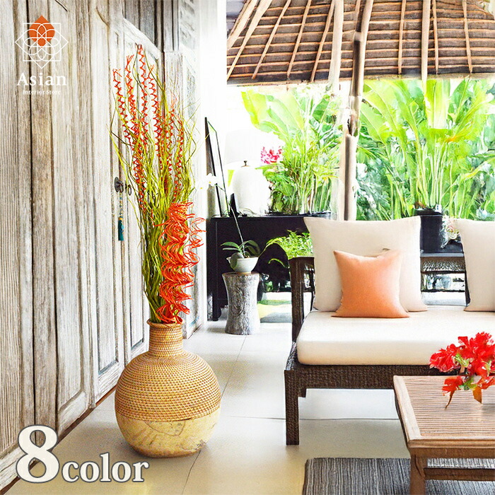 楽天市場】くるくるパームリーフ（7色）【造花 フェイクグリーン