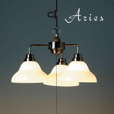 【最大2500円OFFCP】 後藤照明 ペンダントライト Aries アリエス スターライトシリーズ 3灯 日本製 天井照明 レトロ クラシック 大正 ガラス 廊下 玄関 ダイニング カントリー 店舗 引越 180W アンティーク レプリカ球 GLF-3352 モダン 新生活