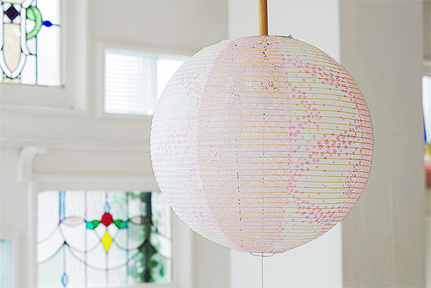 和紙ペンダントライト Kaguya 和紙照明 カグヤ 小梅ピンク 花舞ピンク Askm別注 デザイン 後藤照明 2灯 提灯 照明 和風照明 和風 和室 洋室 客間 リビング ダイニング ホテル 旅館 引越し リフォーム お洒落 6畳 0w 彩光デザイン Askm Interior Online Store 和紙