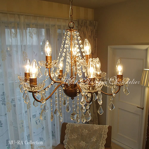 楽天市場】6灯 シャンデリア LED対応 黒 ブラック アンティーク 天井