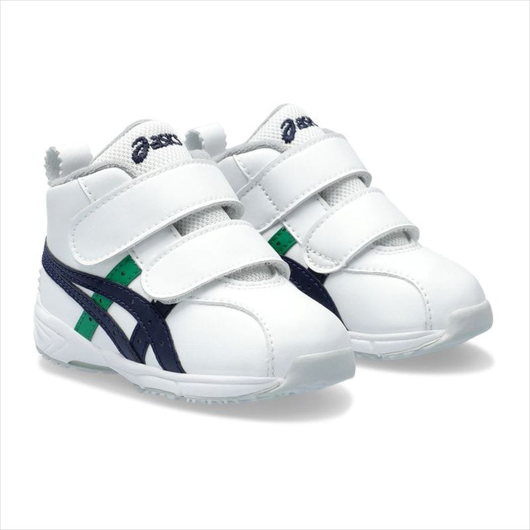 [ASICS Kids]アシックスキッズ ベイビーシューズ GD.ランナーBABY SL-MID (1144A004)(107) ホワイト/ダークネイビー