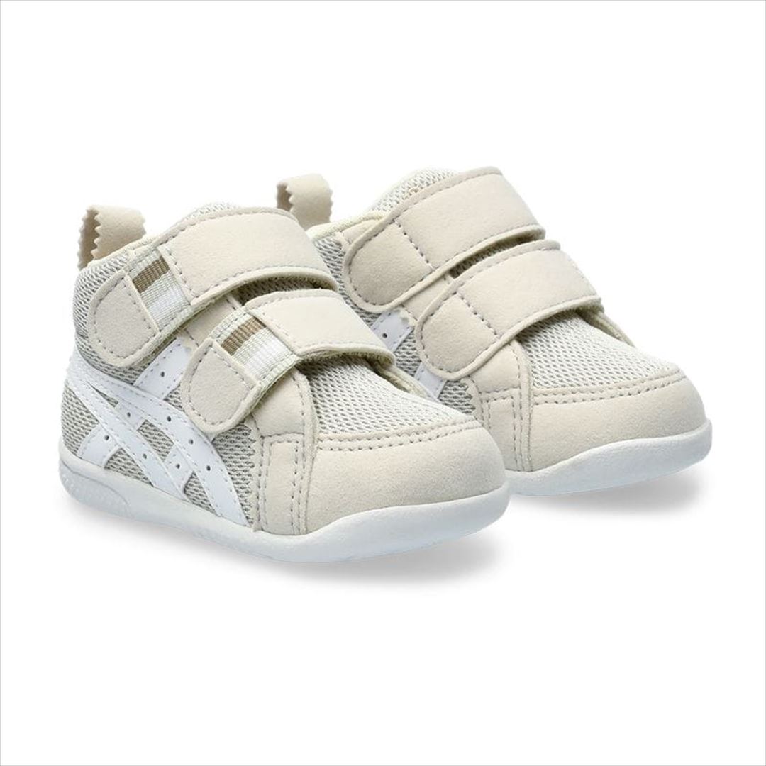 [ASICS Kids]アシックスキッズ 歩きはじめのファーストシューズ アミュレファースト MS (1144A222)(020) スモークグレー/ホワイト
