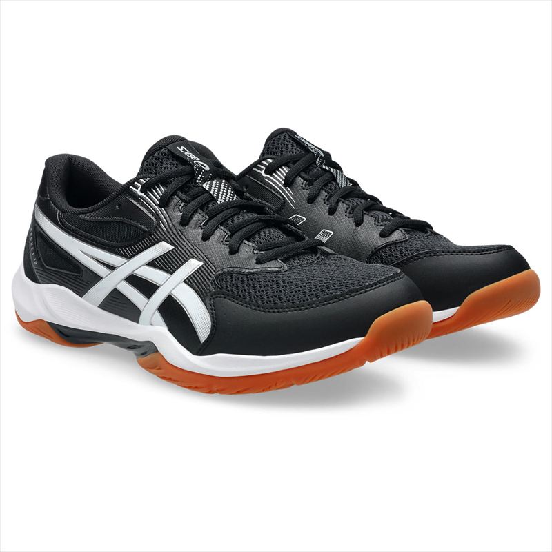 [asics]アシックス 男女兼用インドアスポーツシューズ GEL-ROCKET 12 (1073A081)(001) ブラック/ホワイト