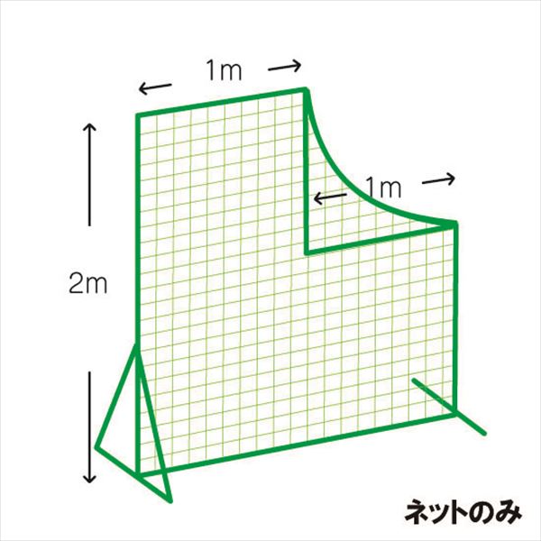 KANEYA カネヤピッチャー前用シングルネット2m×2m 太さ440T 60本 KB-1100N 売買