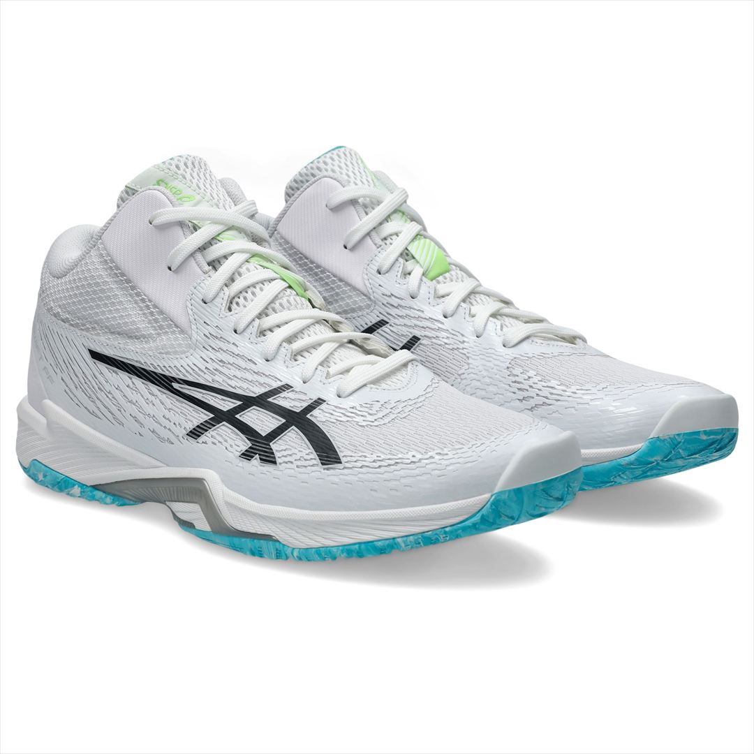 [asics]アシックス男女兼用排球シューズV-SWIFT FF MT 4 判定基準(1053A064)(103)白いこと/黒いこと