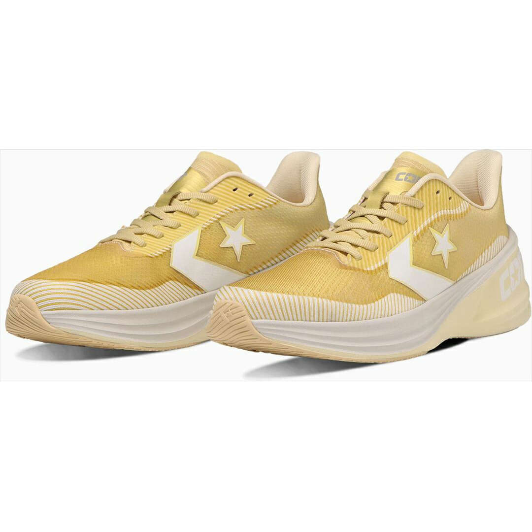 [CONVERSE]コンバース 男女兼用ランニングシューズ CONS RUNSLASH (34201904) ゴールド/ホワイト