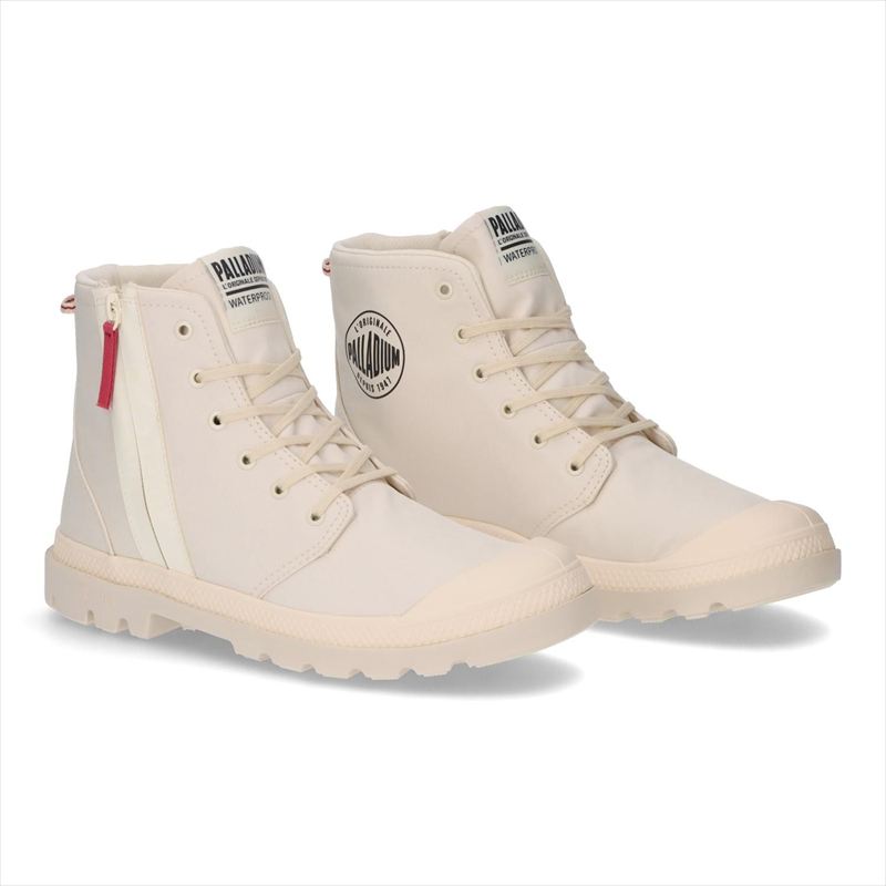 [PALLADIUM]パラディウムメンズ雨合羽ハイカットシューズPAMPA HI SEEKER2 LT+WP+(74406)(180)皮膚軟化剤白いこと