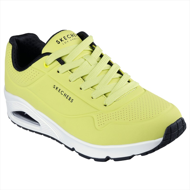 [SKECHERS]スケッチャーズ メンズスニーカー Uno-Stand On Air (52458)(NYLM) ネオンイエロー/ライム