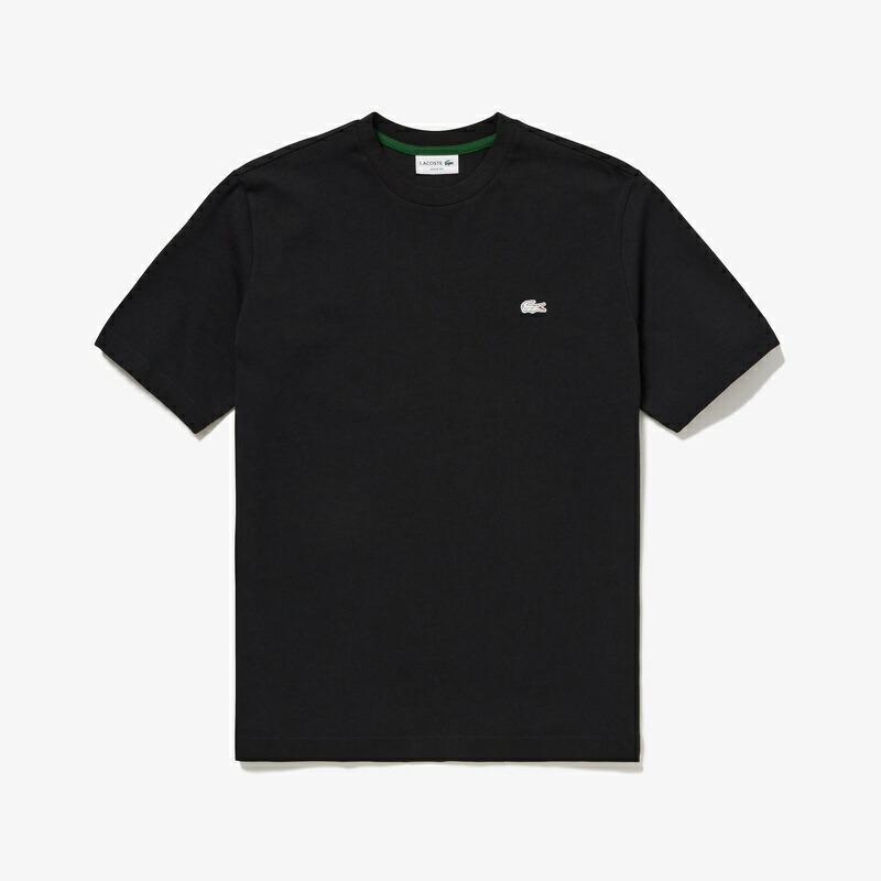 [LACOSTE]ラコステ バックプリントベーシックTシャツ (TH4705-99)(031) ブラック