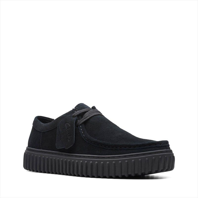 [Clarks]クラークスメンズシューズTorhill Lo(26172019)Black Sde