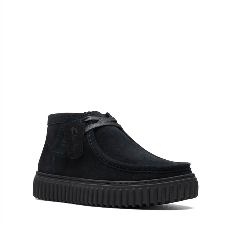 [Clarks]クラークスメンズシューズTorhill Hi(26173664)Black Sde