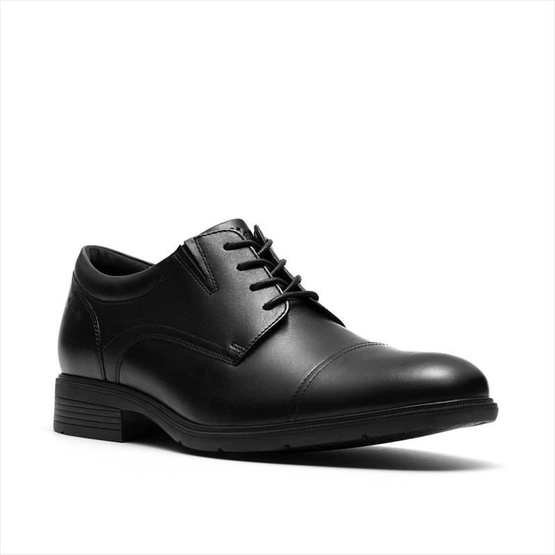 [Clarks]クラークス メンズシューズ Steadwell Cap (26184676) Black Leather 9,375円