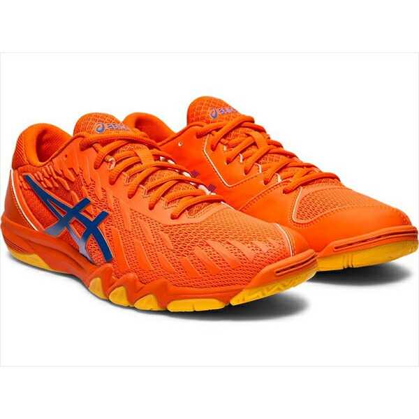 生まれのブランドで asics アシックス男女兼用 卓球シューズアタック ブレードライト 4 800 オレンジ 1073A001 ブルー 大人気新品