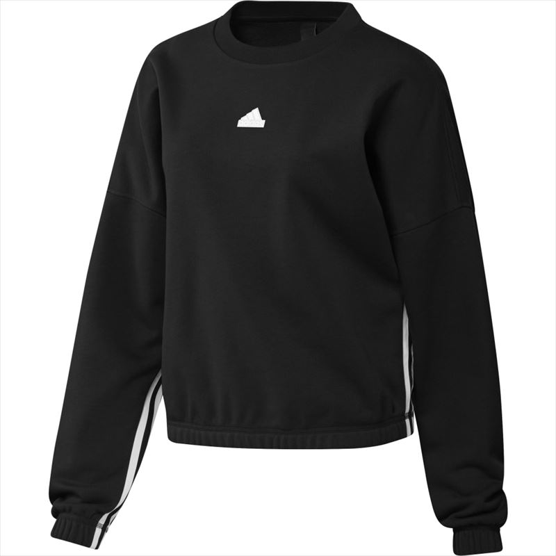 【楽天市場】[adidas]アディダス レディースW DANC クルースウェット(KNR46)(IP2391)ブラック/ホワイト：スポーツ ...