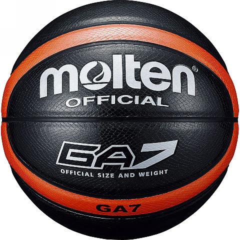 molten モルテン外用バスケットボール7号球GA7 当店一番人気 BGA7KO 【お1人様1点限り】 ブラック