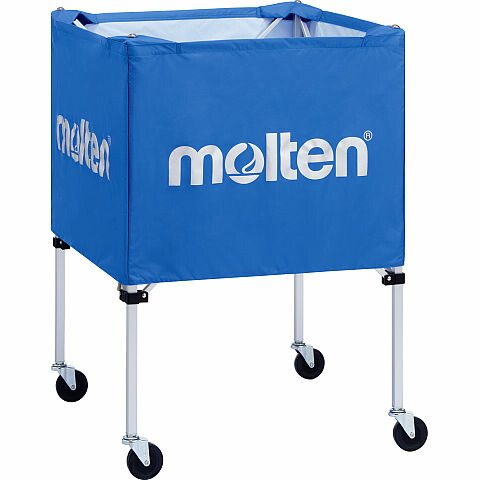 【メーカー直送商品】【日時指定不可】[molten]モルテンボールカゴ　中・屋外(BK0022-B)ブルー｜スポーツゾーンASPO