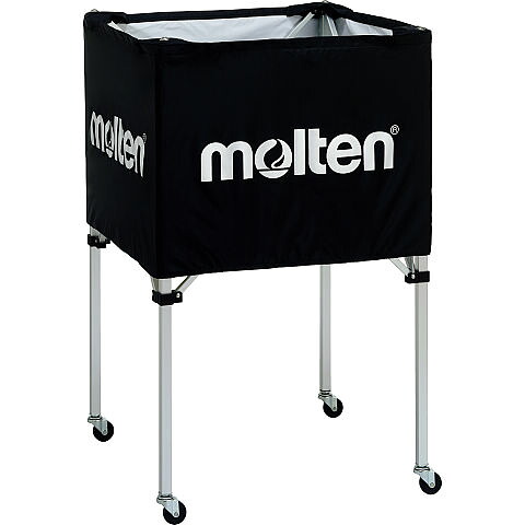 【メーカー直送商品】【日時指定不可】 [molten]モルテン ボールカゴ　中・背高 (BK0023-K) ブラック