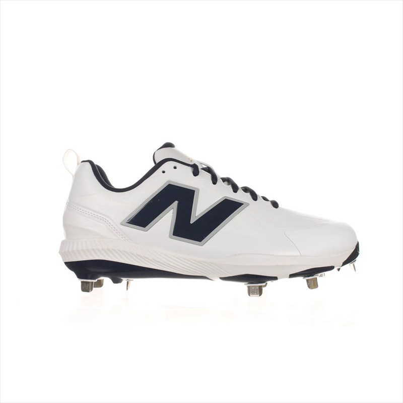 [New Balance]ニューバランスベースボール金具スパイクFuelCell 1000 Metal V1 足幅:2E(M100044X2E)ホワイト/ネイビー｜スポーツゾーンASPO