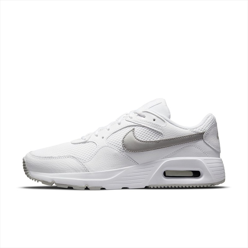 [NIKE]ナイキウィメンズ 大気圏 マックス SC(CW4554100)白いこと/メタリックプラチナ/ピュアプラチナ