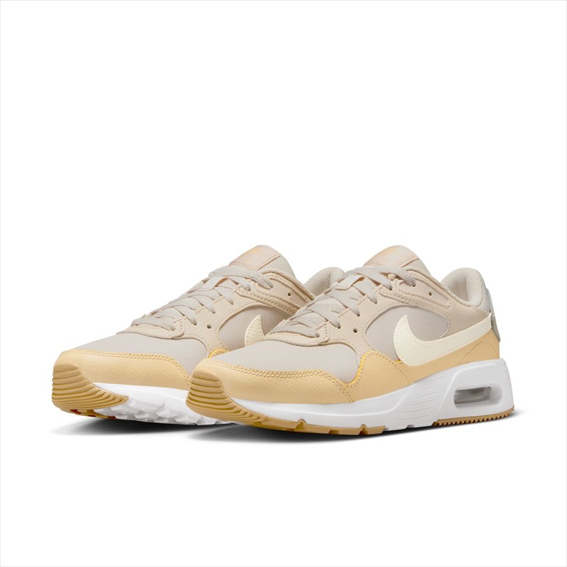 [NIKE]ナイキレディーススポーツカジュアルシューズウィメンズ エア湖 マックス SC(CW4554123)ライトオールウッドブラウン/ホンブルグ帽パール/野球クラブゴールド/白いこと