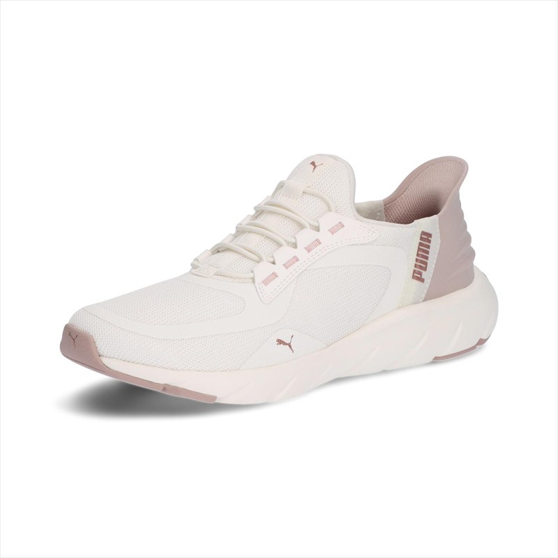 [PUMA]プーマ ランニングシューズ SOFTRIDE フレックス レース EASE IN ALT ワイド (311996)(09) ウォームホワイト/ローズラテ/ローズゴールド