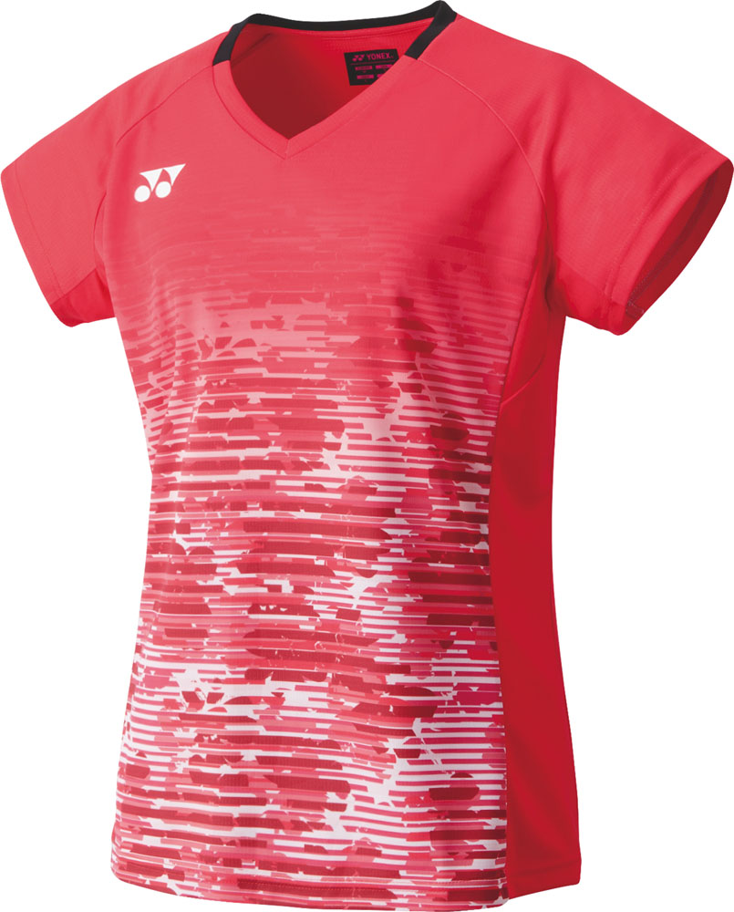 【楽天市場】[YONEX]ヨネックスウィメンズゲームシャツ(20703)(459)クリアーレッド：スポーツゾーンASPO